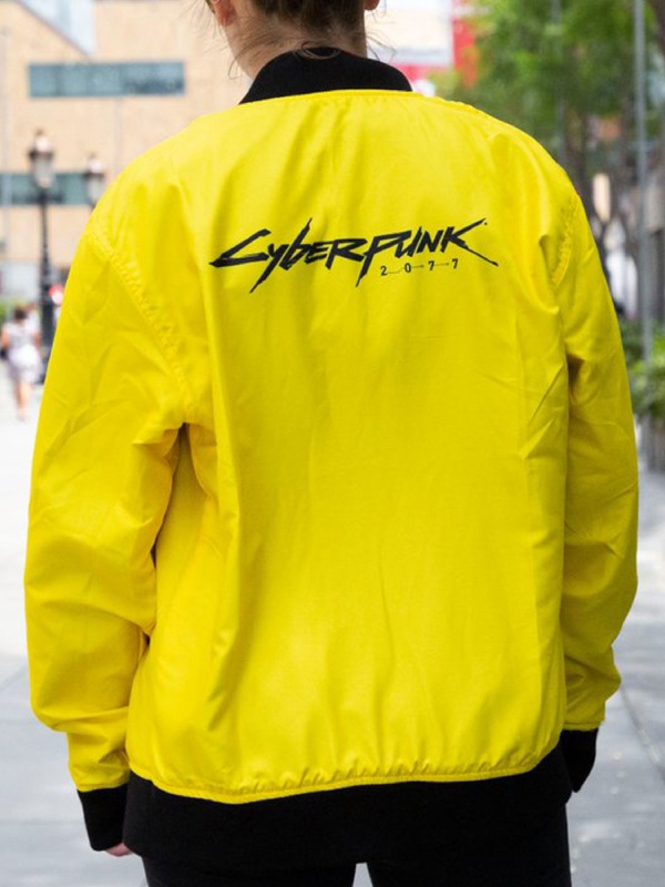 Cyberpunk 2077 Bomber Yellow Jacket